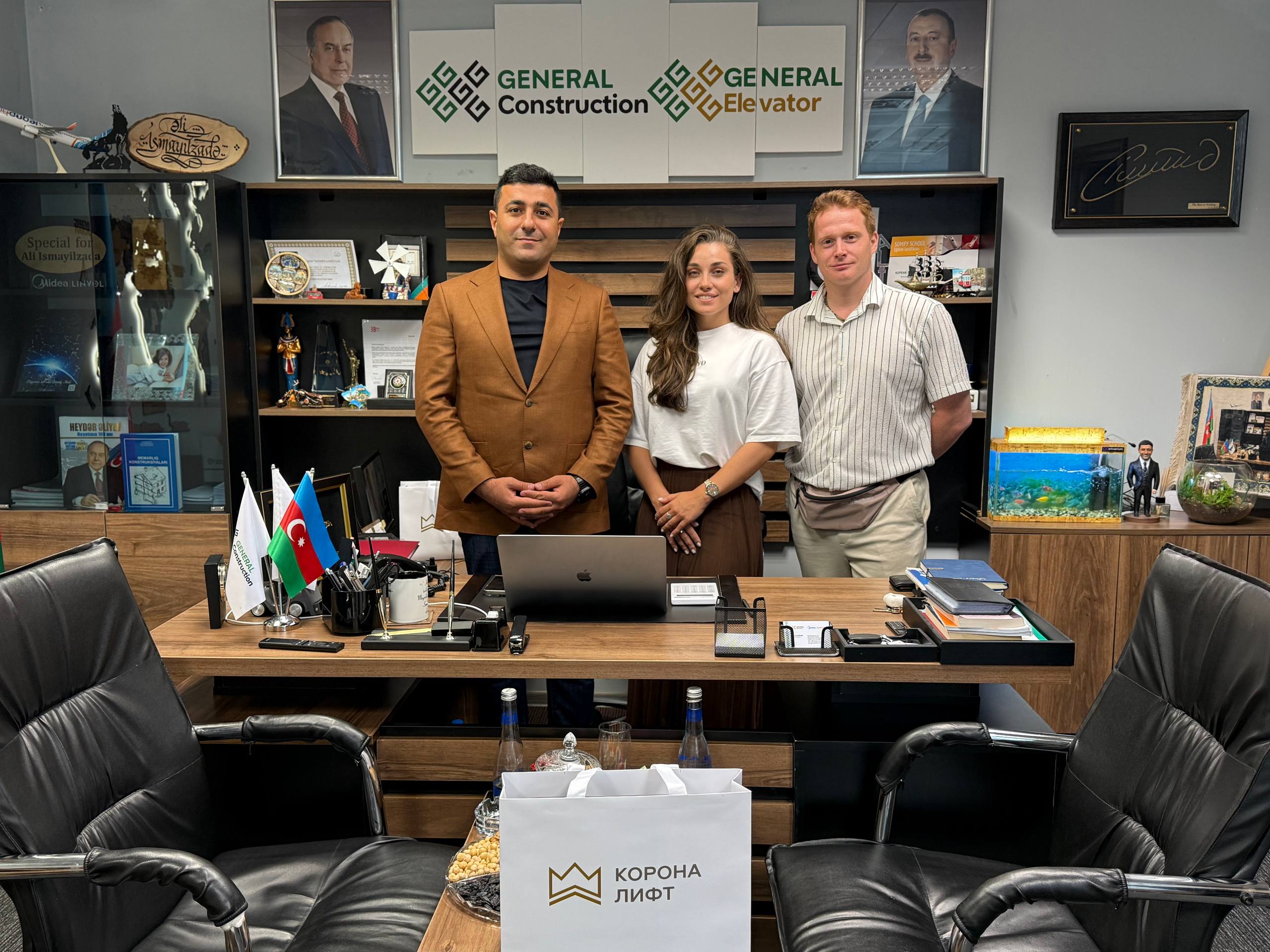The delegation of Karona Elevator Company is on an official visit to Azerbaijan.
