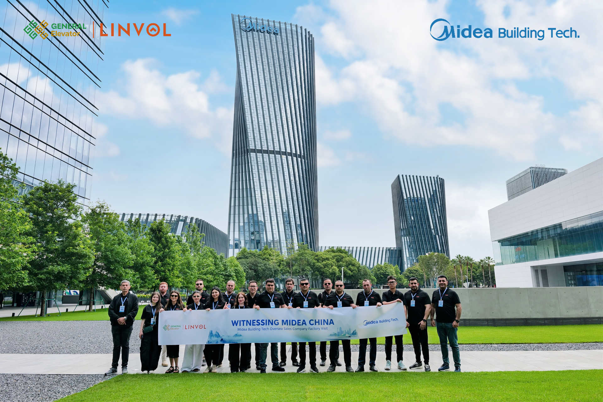Midea Group organized by General Elevator | LINVOL's business and technology trip has ended successfully.